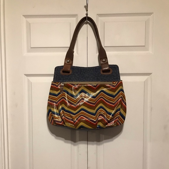 Fossil Key-Per Shoulder Purse - Picture 2 of 11